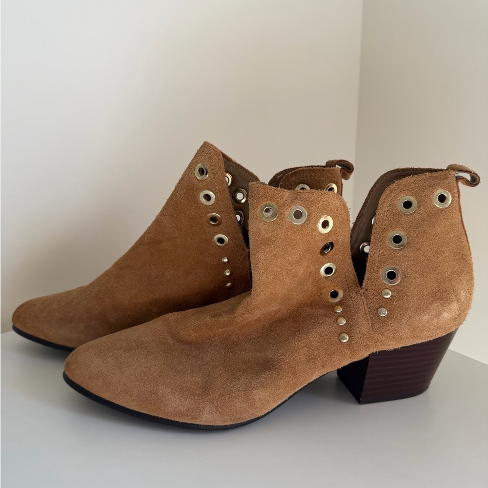 Sam Edelman Brown Suede Ankle Boots